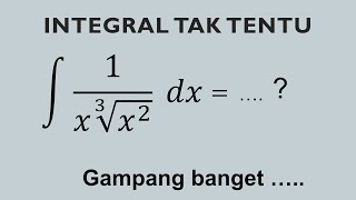 Integral Tak Tentu Bentuk Akar Part 2 (Matematika SMA)