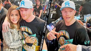 BEHIND THE SCENES - CANELO SHOWS FANS MAD LOVE IN TEXAS AFTER STOPPING BILLY JOE SAUNDERS