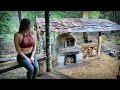 SURVIVING 100+ MPH WIND STORM OFF GRID in a YURT - BRICK OVEN PIZZA | WILD PINE MUSHROOMS - Ep. 114