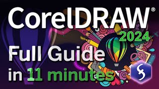 CorelDRAW - Tutorial for Beginners in 11 MINUTES! [ UPDATED ]