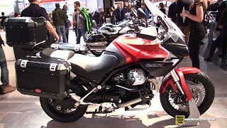 2015 Moto Guzzi Stelvio 1200 NTX 8V - Walkaround - 2014 EICMA Milan Motorcycle Exhibition