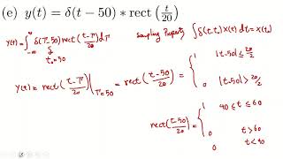 #2.10 (e): Solve convolution integral example.