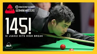 Wonderkid Si Jiahui Smashes Tournament-High Break! | Machineseeker German Masters 2025 Highlights