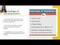 Operating system “Advantages and disadvantages of OS”