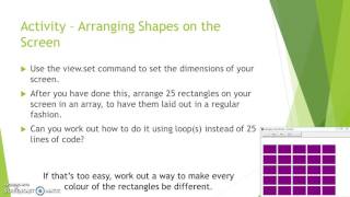 Turing Programming 4 - Introduction to Displays
