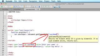 User Interaction | Javascript (In Ten Easy Steps)