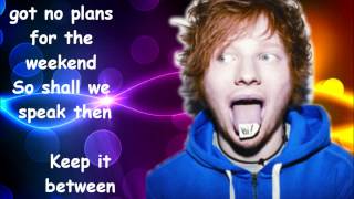 Ed Sheeran - Drunk (lyrics) [HD]