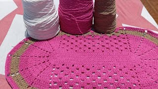 🌸🧶Base de Tapete Oval.🧶🌸