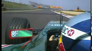 F1, China 2004 (FP2) Christian Klien OnBoard