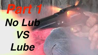 1858 Pietta shooting without lube or wads - Part 1