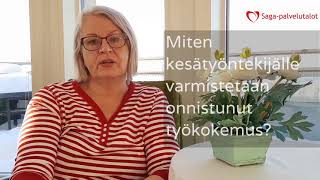 Vastuullista kesäduunia Saga-palvelutaloissa, hae joukkoomme!