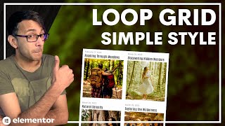 Simple Style Loop Grid - Blog Archive - Elementor Pro Wordpress Tutorial - Flexbox Container