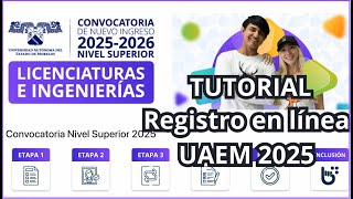 UAEM 2025 ¿Cómo registrarme en línea?