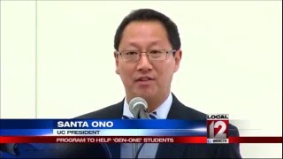 Mentoring program at UC to help 'Gen-One' students