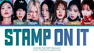 GOT The Beat (갓더비트) - Stamp On It (Color Coded Lyrics Eng/Rom/Han/가사)