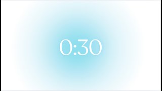Magical Relaxing Light Blue Aura 30 Second Timer