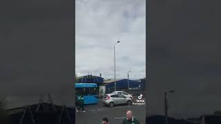 Celtic fans threatening a boy for filming them fighting each other