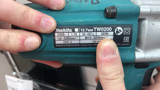 Гайковерт Makita tw0200