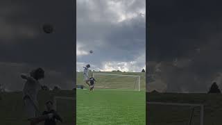 2x header #footballsoccer #soccer #soccerskills #skill #soccerpitch