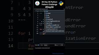 Day 18: Easy Mirror Number Pattern in Python | 30 Days of Code