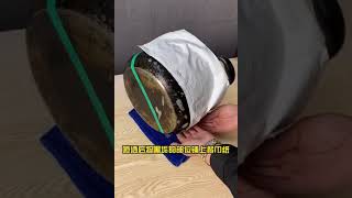 厨房好帮手 烧糊的黑垢锅底应该怎么清理？实测去锅黑垢产品洗锅 锅底黑垢清洗剂 测评