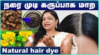 இயற்கை முறையில் கருமையான கூந்தல் வேண்டுமா? | Grey hair remedy | Dr Deepa arulaalan