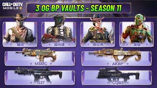 3 Best OG Battle Pass coming in Season 11 BP Vault COD Mobile - CODM
