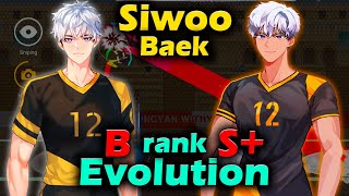 Siwoo Baek. Evolution from B to S + rank. All Characteristics. The Spike. Volleyball 3x3