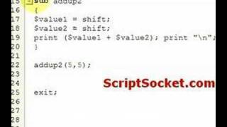 Perl Tutorial 90 - Reading Arguments Passed to Subroutines