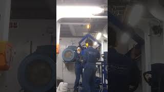 oil filtration overhaul/ transfer from azipod to bow thruster😄