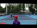 超速報【関東リーグ2023 男子第⑤戦】飯田翔 明大 vs 小泉煕毅 日大 2023年度 関東大学テニスリーグ 男子第⑤戦 シングルス2