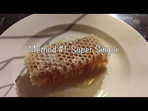 What do you do with Honeycomb in honey?