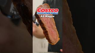 We tried the A5 wagyu steak from #costco