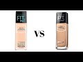 Maybelline Fit Me Foundation - Matte and Poreless vs Dewy and Smooth Maybelline Fit Me Foundation - Matte and Poreless vs Dewy and Smooth