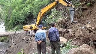 Landslide fixing road from Mestia to Zugdidi 2