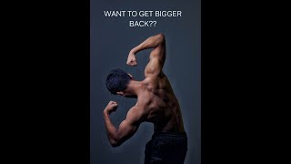 4 best exercises for a bigger back!|HOW I BUILT MY 3D BACK!- 4 Best Back Exercises #fitness  #short