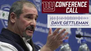 Dave Gettleman discuss The Odell Trade & the future of the Giants (Conference Ca