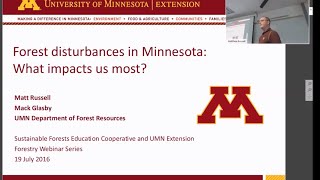 Forest Disturbances in Minnesota: What Impacts Us Most?