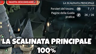 LA SCALINATA PRINCIPALE - I COLLEZIONABILI HOGWARTS LEGACY PAGINE GUIDA PRATICA FORZIERI TROFEO