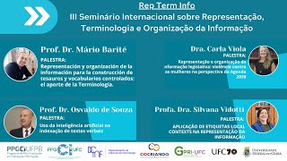 Seminário sobre Representação, Terminologia e Organização da Informação