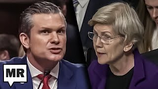 Hegseth's Corrupt Nature Exposed By Warren's Questioning