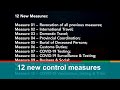 12 new control measures