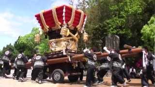 2012年　南あわじ市榎列 おのころ島神社春祭り　小榎列 西川 松田 下幡多