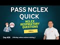 Day #28 | Respiratory NCLEX Questions | Ultimate NCLEX Review | 90 Days NCLEX Review Training