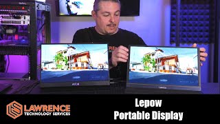 LePow VS Auzai 15.6" Type-C 1080p IPS Portable Monitor Review / Comparison