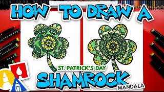 How To Draw A Shamrock Mandala - Advanced