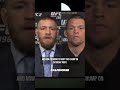 conor mcgregor and nate diaz verbal war live shorts