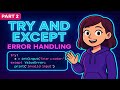 Python Error Handling Part 2 | Mastering Try & Except with Examples