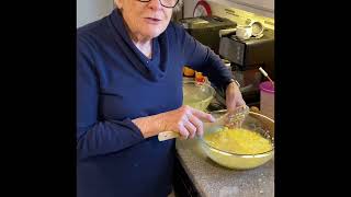 Two Old People Making Ostkaka