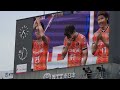 2016年j1　１st第7節　大宮　家長選手　得点シーン（オーロラビジョン）